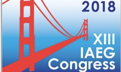 Logo dell'8° Congresso IAEG 2018 a San Francisco | © CRB Analysis Service GmbH