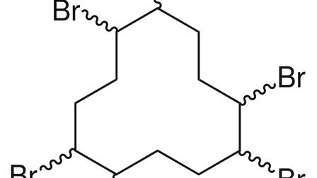 Formula struttura HBCD | © Di Leyo (Opera propria) [Dominio pubblico o dominio pubblico], via Wikimedia Commons