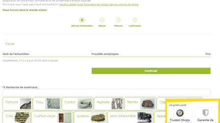 Sigillo Trusted Shop: il negozio CRB-Asbest-Analyse-Shop è stato verificato | © CRB Analysis Service GmbH