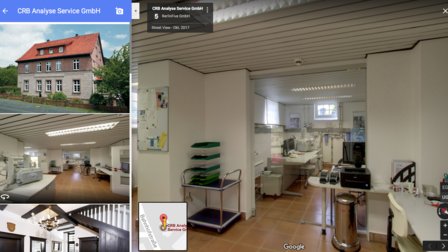 Panoramica a 360 gradi del laboratorio di analisi dell'amianto CRB Analyse Service GmbH | © CRB Analyse Service GmbH